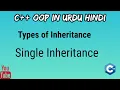 Single Inheritance OOP C in