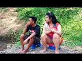 Download Lagu Fishing girl with baby kitty mancing mania, baby kitty fishing