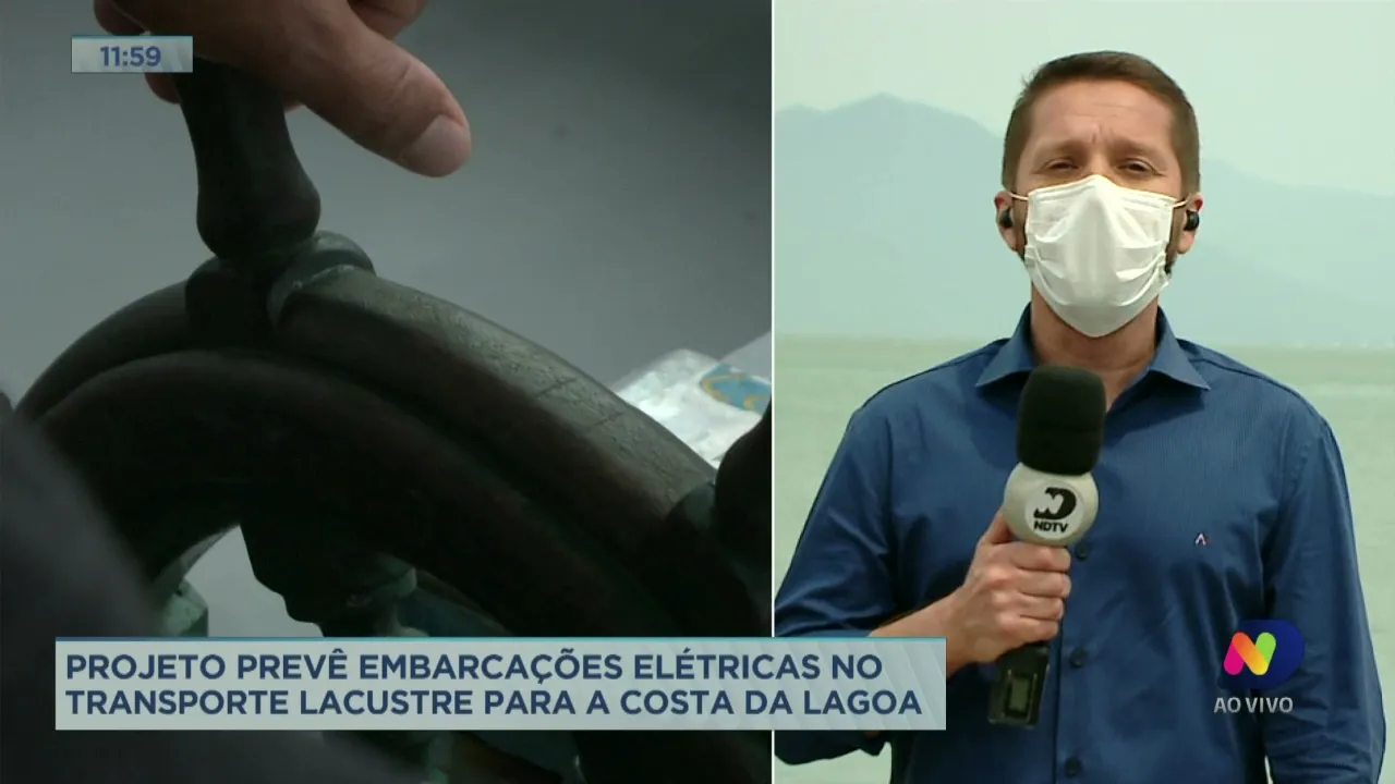 Projeto prevê embarcações elétricas no transporte lacustre para a Costa da Lagoa