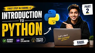 Learn Python From Scratch with Rahul Python for Beginners Part 2