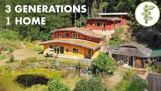 3 Generations Living in a Self-Built Straw Bale Home – FULL TOUR