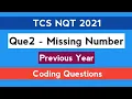 TCS NQT 2021 Part - 2 Previous Year Question C Java Python The Coding Bytes