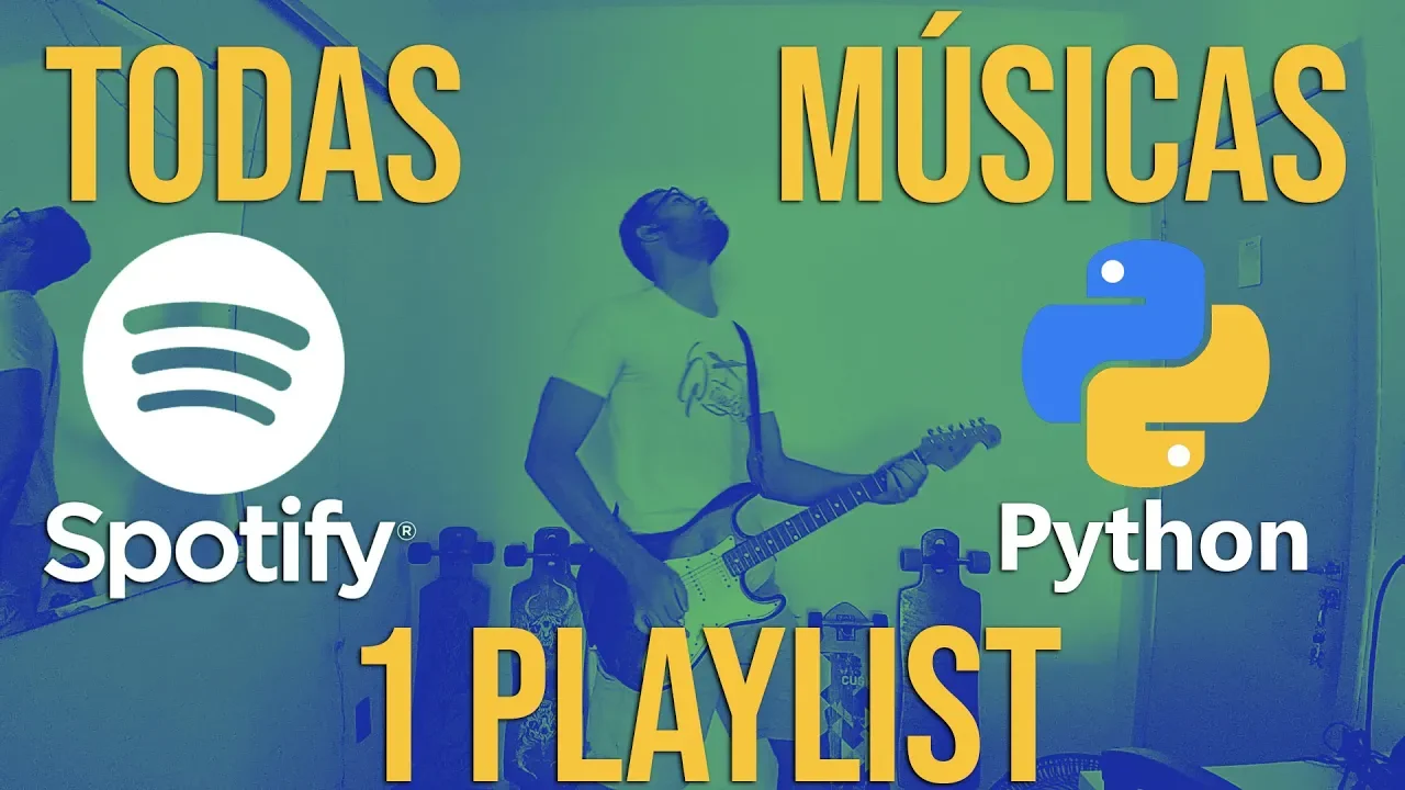 TODAS MÚSICAS do seu SPOTIFY em UMA PLAYLIST [Automação Python] dev aprender