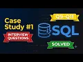 Part 3 SQL Case Study Q9-Q11 Real SQL Interview Problems Ranking Window Functions CodeCraft