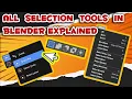 Selection Tools for Beginners Blender 4 0 Fundamentals Blender tutorial