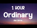 Download Lagu [1 HOUR] Alex Warren - Ordinary (Lyrics)