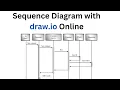 How to Draw Sequence Diagram with Draw io Online UML Sequence Diagram
