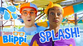 Sink or Float Challenge at the Water Park! 💦 | Blippi & Meekah | Fun Kids Videos
