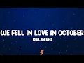 Download Lagu girl in red - we fell in love in october (Lyrics)