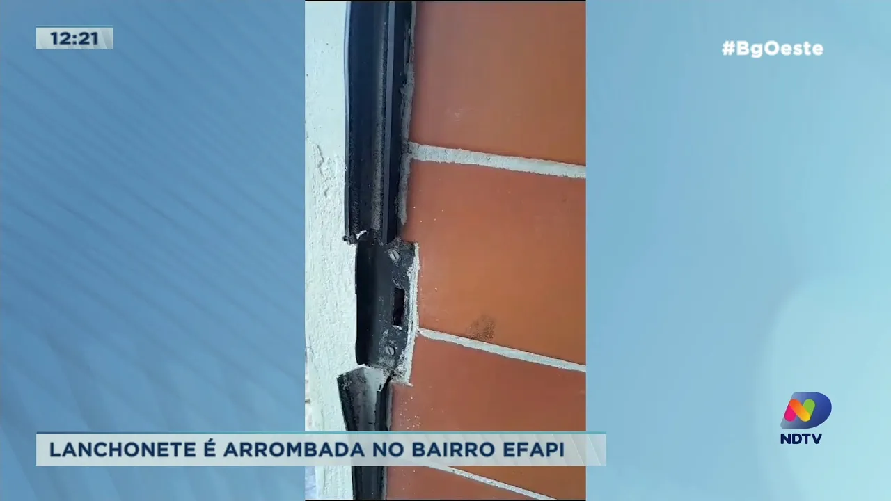 Lanchonete é arrombada no Bairro Efapi em Chapecó