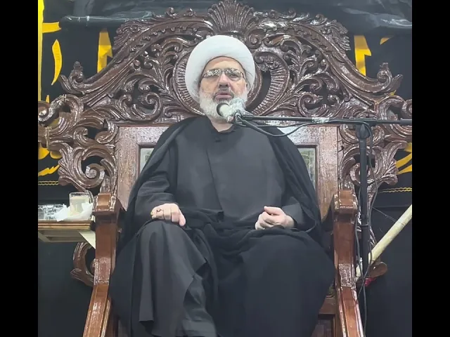 ⁣وهوى بجنب العلقمي بصوت الدكتور الشيخ إبراهيم العاملي 