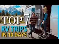 Top 7 Unforgettable RV Trips in the USA In 10 days