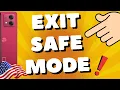 how to exit safe mode Motorola Moto G54 5G G84 G73 G53 and Edge 40