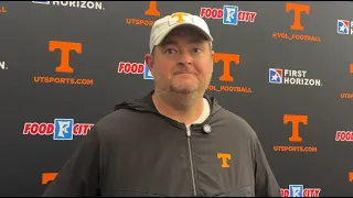 Tennessee HC Josh Heupel REACTS to Vols First Fall Scrimmage Talks Quarterbacks Edrees Farooq