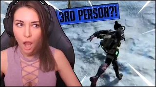 3RD PERSON VIEW IN APEX LEGENDS?! | Alinity Highlights