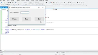 Odd and Even Numbers Checkers in VB NET