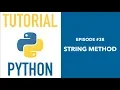 Pemrograman Python untuk Pemula - 38 String Method