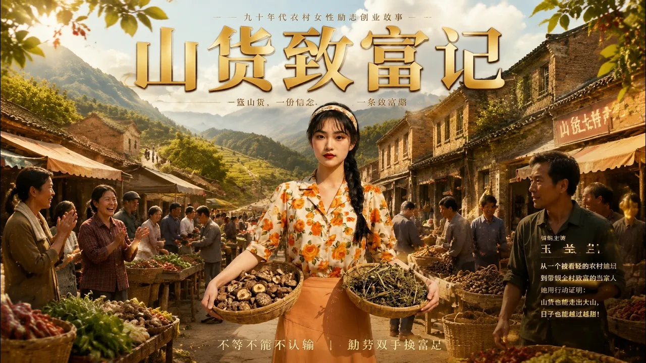 ENG SUB 🔥【全網首發】《山货致富记》农村妇女逆袭!从被坑到带领全村致富#热血#漫剧#爽文#爽剧#赛博剧场 poster
