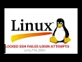 Locked SSH Failed Login Attempts
