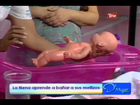 El primer baño del bebé