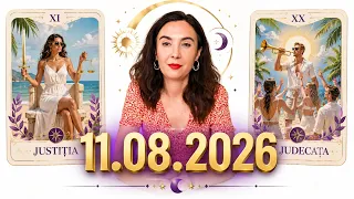 🌑✨ MARȚI, 11 AUGUST – MIROS DE ECLIPSĂ! 🌒🔮 TAROT & HOROSCOP ZILNIC ♈♉♊✨