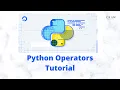 Python Operators Tutorial In Python Programming Training Craw Security
