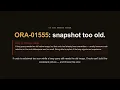 Oracle DBA Ch 9 Oracle Undo Management Explained ORA-01555 Snapshot Too Old