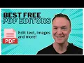 Best Free PDF Editors Edit Text and More Without Breaking the Bank