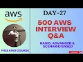 500 AWS Interview Q A 30 AWS services covered Basic Advanced and Scenario Based