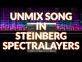 Using SpectraLayers Unmix Song Module