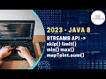 2023 Latest Java8 Java17 Streams limit skip max min mapToInt sum