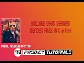BUILDING USER DEFINED HEADER FILES IN C or C