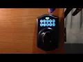 How to Change the 4 Digit Code on a Schlage Lock BE365 FE595 FE575