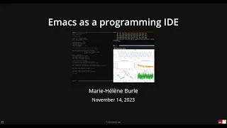 Emacs as a programming IDE for Python R and Julia