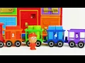 Best Toddler Learning Video for Kids Toy Shapes Train and School!