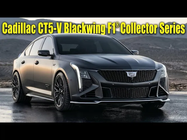 The Ultimate Manual V8: 2026 Cadillac CT5-V Blackwing F1 Collector Series Debuts With 685 HP