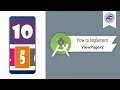 How to Implement ViewPager2 in Android Studio ViewPager2 Android Coding