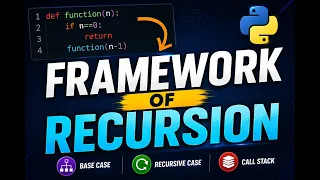 03 Structure of Recursion Explained Base Case Recursive Case More Python