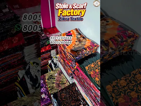 Riyon stall wholesale factory / stole manufacturer supplier / Dupatta Market / Scarf Exporter India