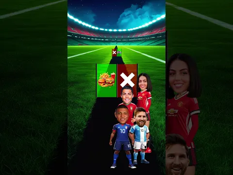 Ronaldo🤯 vs Messi👽 vs Mbappe🤑 vs Georgina🥵