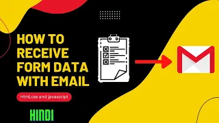 how to receive form data with email send email using html