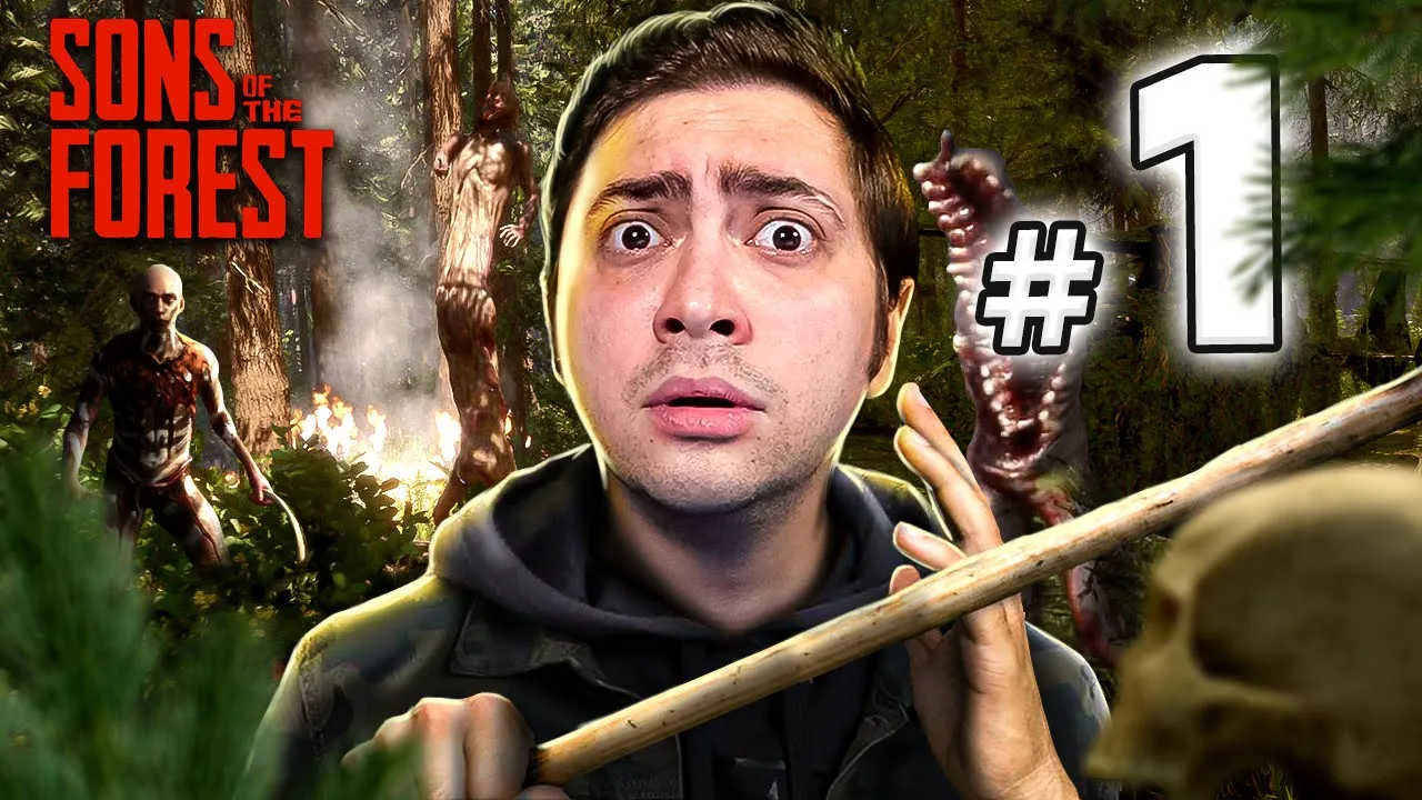 alanzoka jogando Sons of the Forest com os amigos - #1