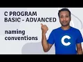 C Program English Tutorial 12 variables naming conventions