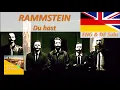 Rammstein - Du Hast German band DE-ENG translated Text auf Deutsch und English
