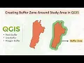 How to Create Buffer Zones Around Points Lines and Polygons in QGIS