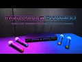 The Rockville RWM90U Quad UHF Handheld Wireless Microphone System Metal Casing