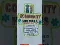 Our community helpers chart school project ideas
