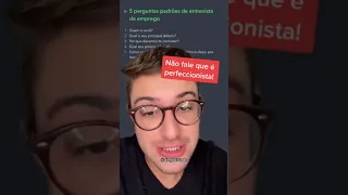 5 Perguntas de uma entrevista de emprego! #shorts