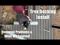 Installing Trex Decking - DIY Modern Deck Build