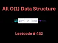 ALL O ONE DATA STRUCTURE LEETCODE 432 PYTHON SOLUTION